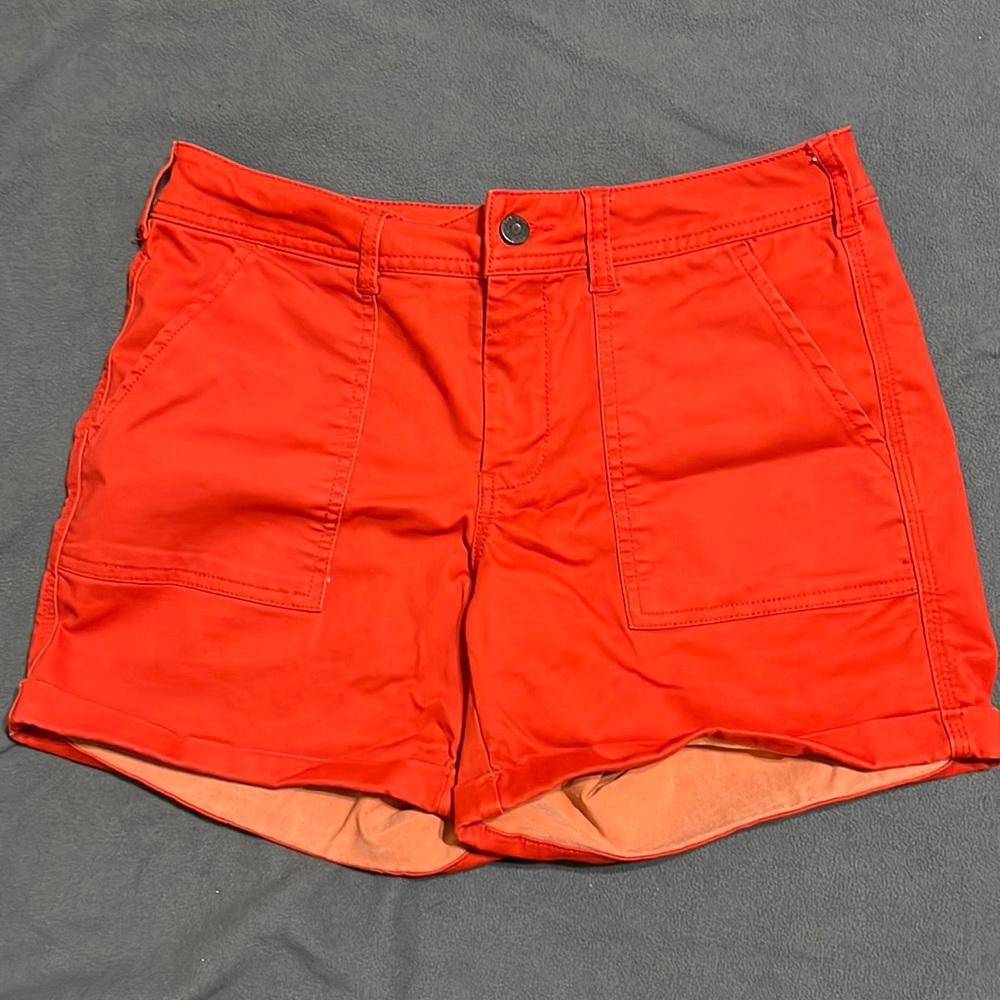 SoundStyle orange shorts.
